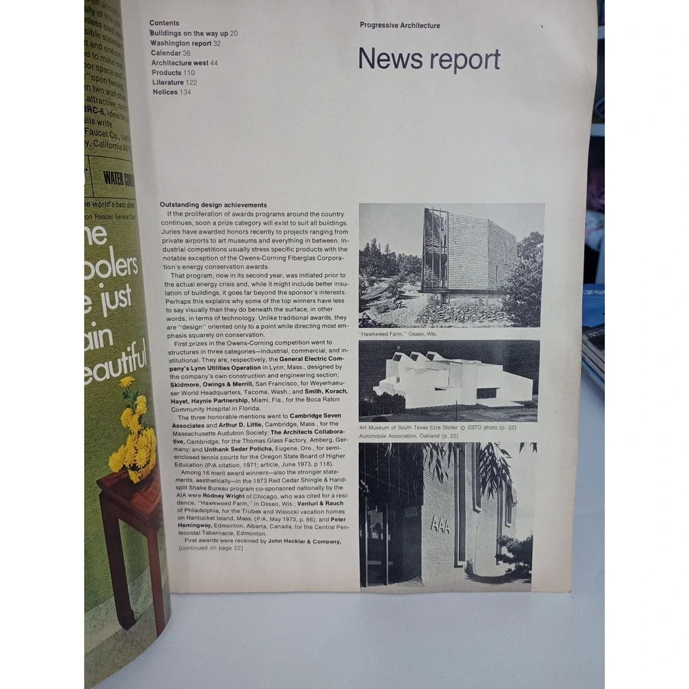 Progressive Architecture Magazine March 1974 Antoine Predock Pepsi‎ Japan